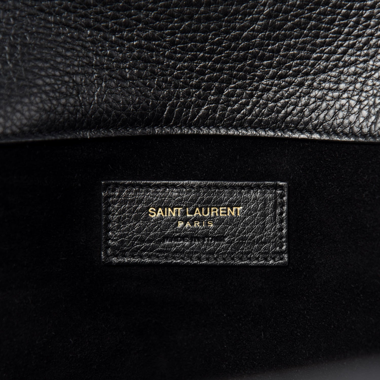Saint Laurent Calfskin Suede Large Muse Two Black 7 of 12