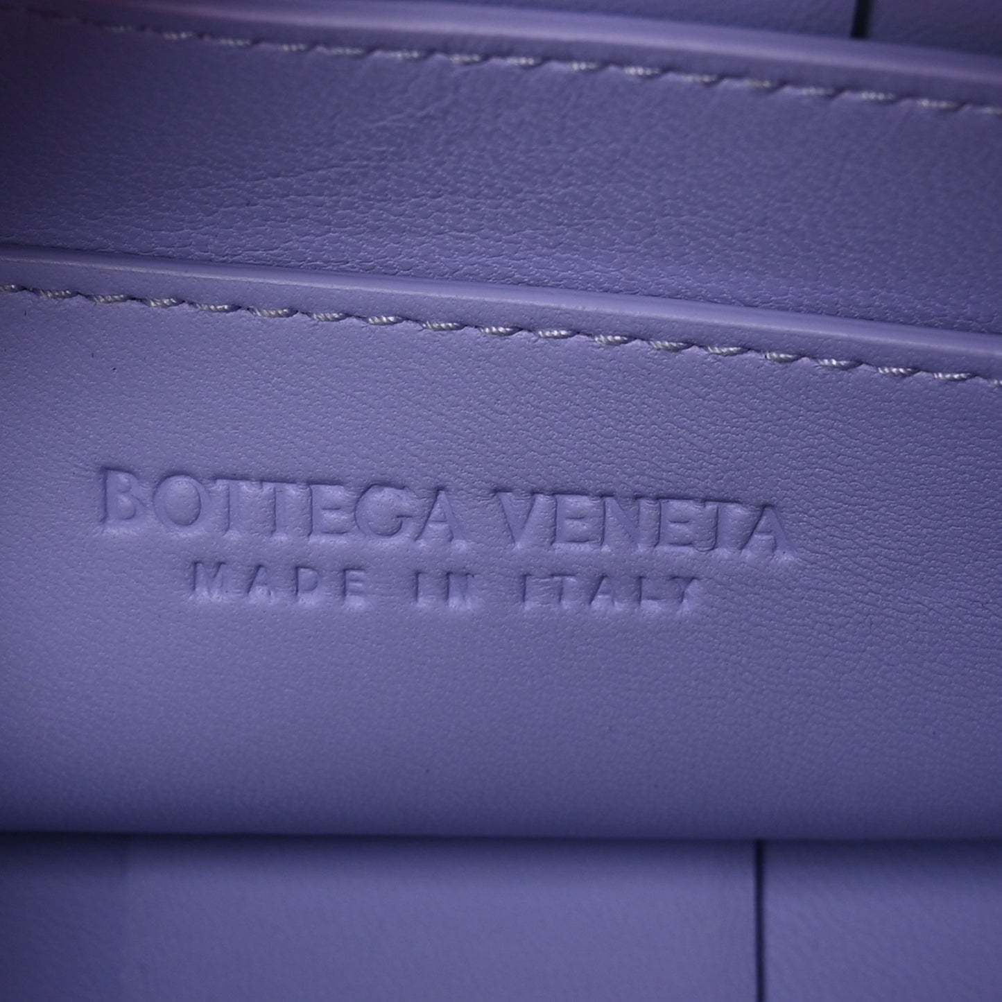 Lambskin Maxi Intrecciato Small Brick Cassette Bag Wisteria