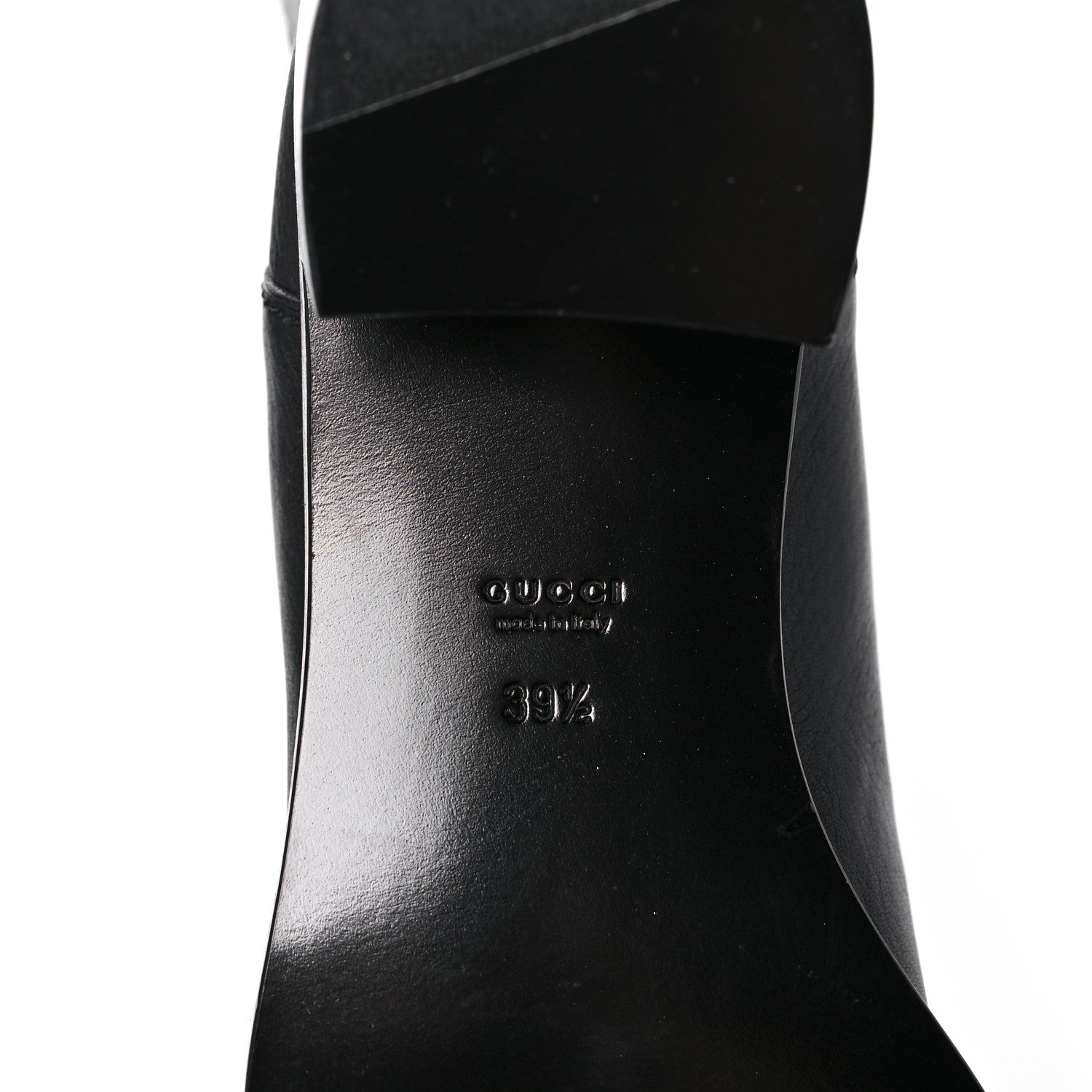 Gucci Cellarius Soft Calfskin Riding Boots 39.5 Black 6 of 10