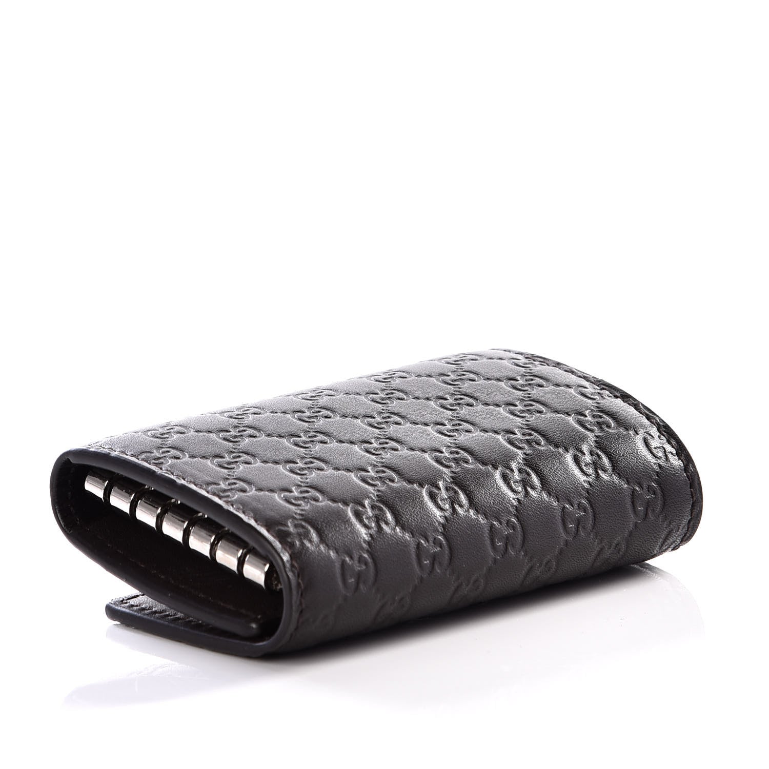 Gucci Microguccissima 6 Key Holder Case Black 3 of 8