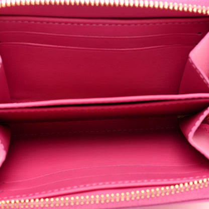 Louis Vuitton Vernis Enamel Heart Zippy Coin Purse Neon Pink 5 of 6