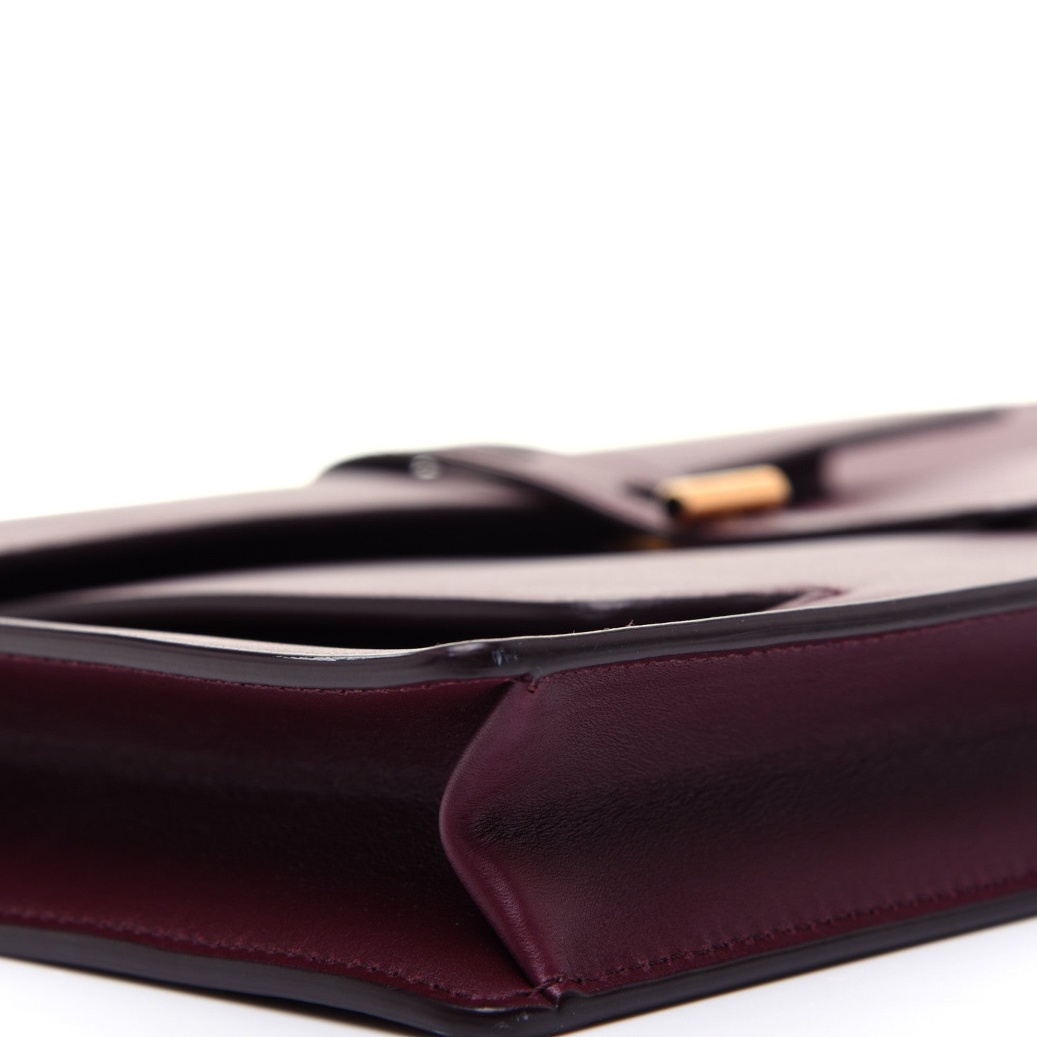 Tom Ford Calfskin Hollywood T Twist Pouch Bordeaux 6 of 13