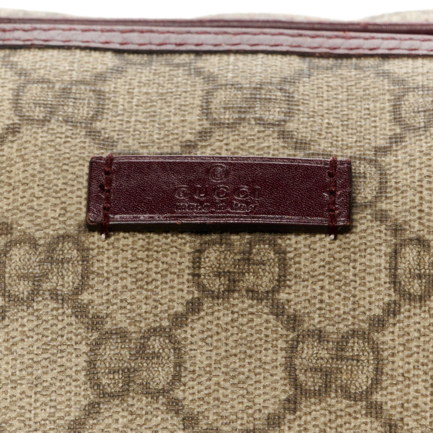 GG Plus Monogram Medium Joy Boston Bordeaux