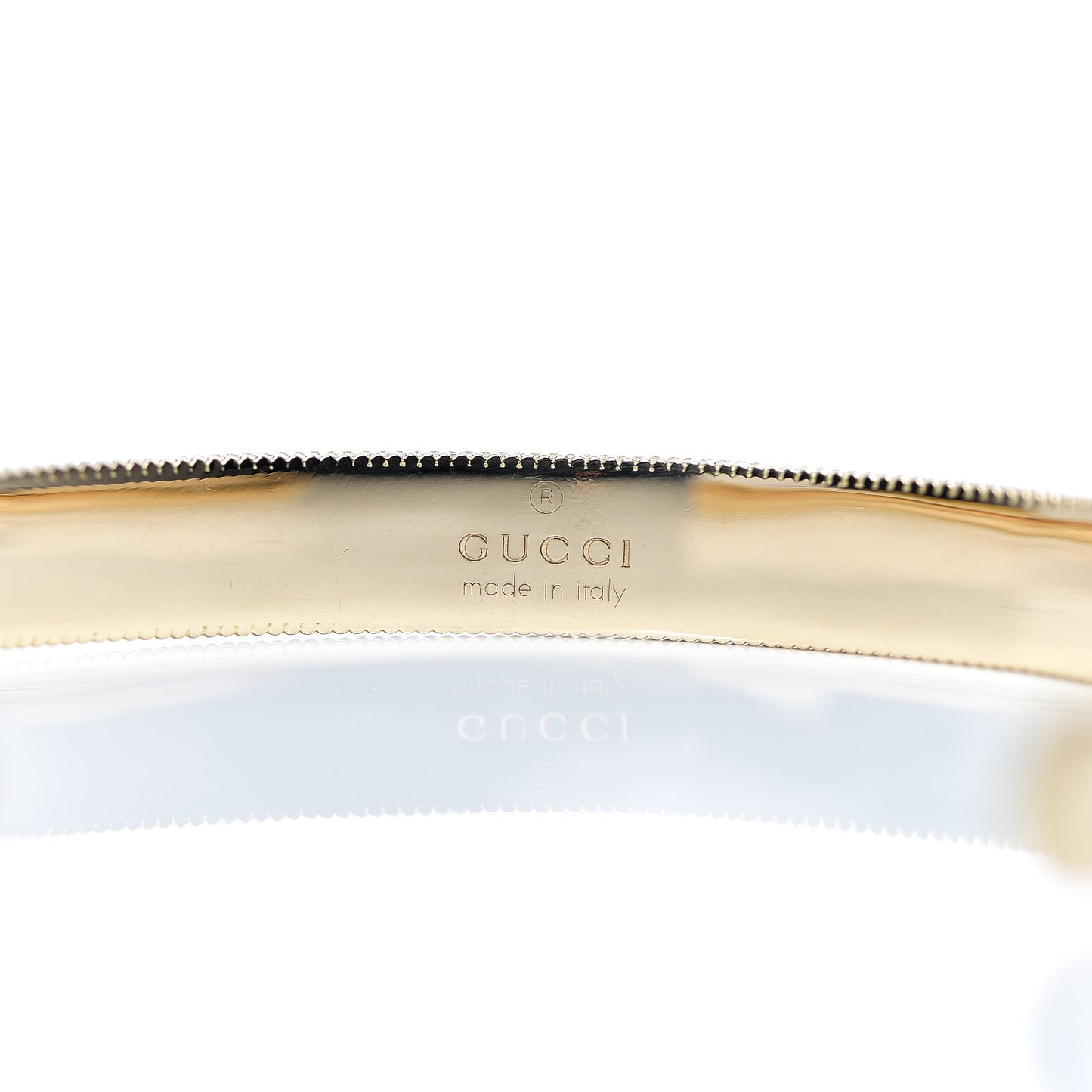 18K Yellow Gold Enamel Icon Blooms Cuff Bracelet
