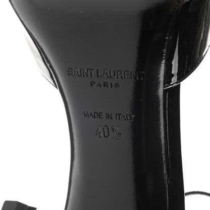 Saint Laurent Patent Opyum D'Orsay Pumps 40.5 Black 6 of 10