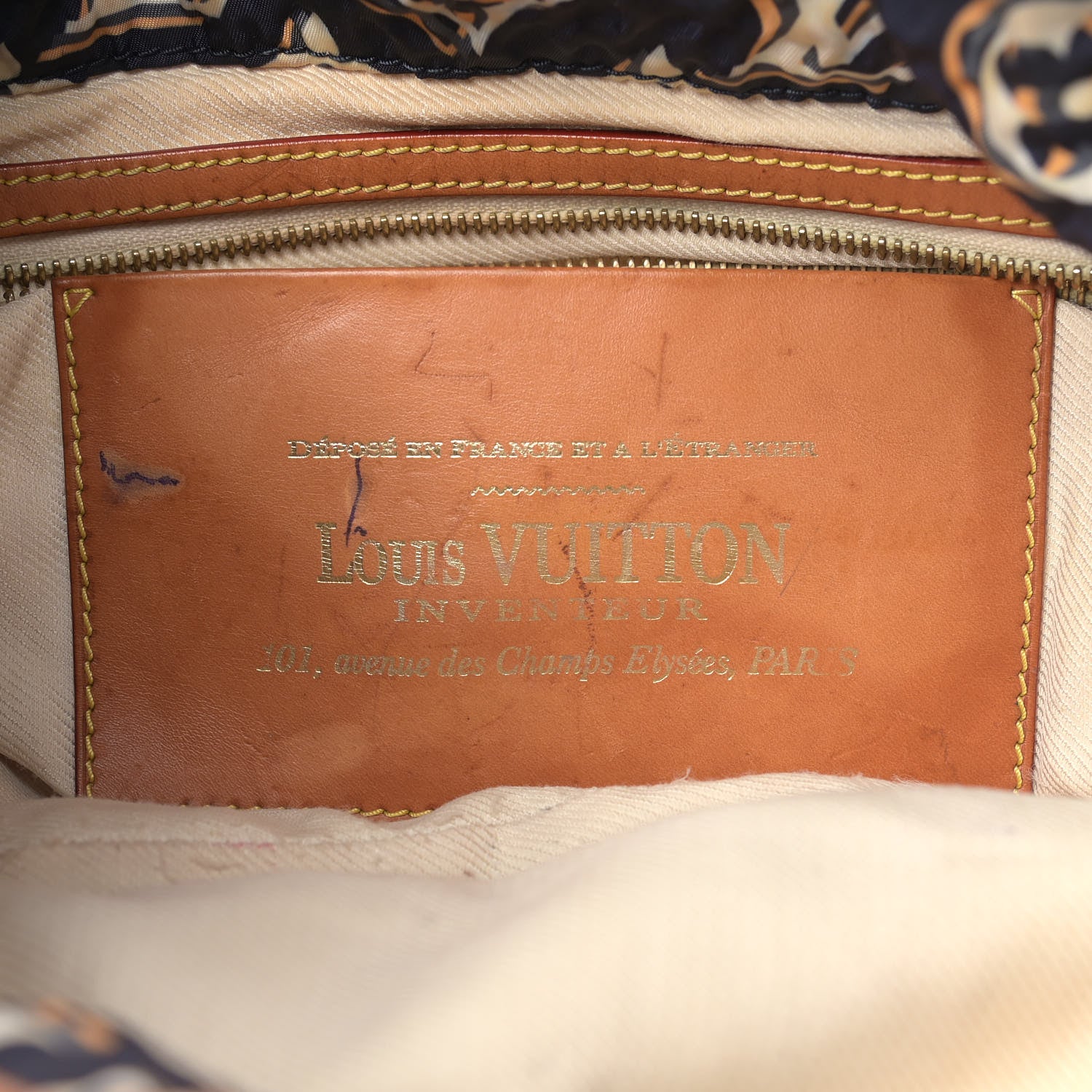 Louis Vuitton Canvas Monogram Cruise Bulles MM Navy 6 of 26