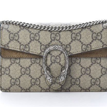 Gucci GG Supreme Monogram Super Mini Dionysus Shoulder Bag Taupe 7 of 14