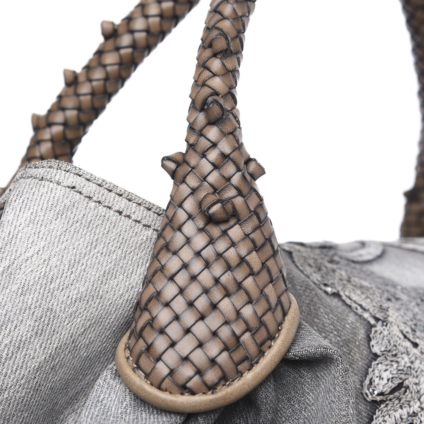 Denim Squirrel Embroidered Spy Grey