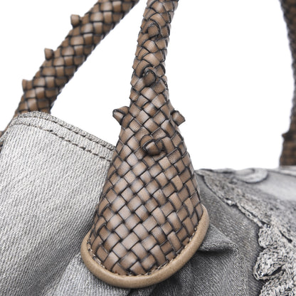 Fendi Denim Squirrel Embroidered Spy Grey 10 of 11