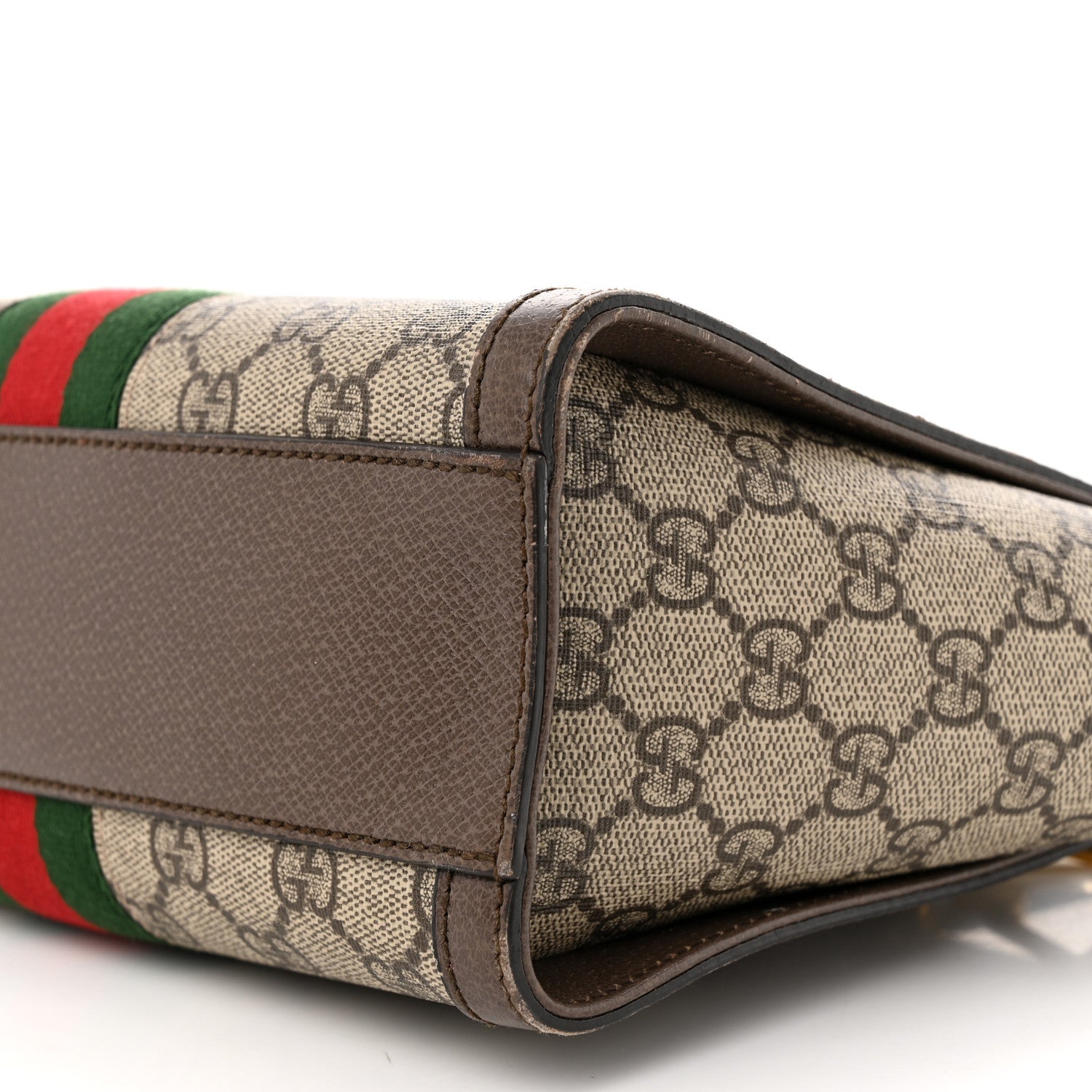 Gucci GG Supreme Monogram Small Ophidia Tote Bag Brown 10 of 16