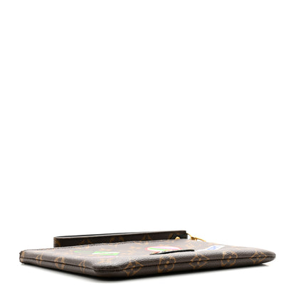 Louis Vuitton Monogram Travel Stickers City Pouch 4 of 9