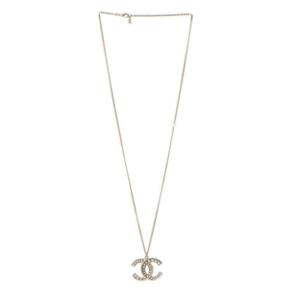 Chanel Pearl CC Pendant Necklace Gold 3 of 6