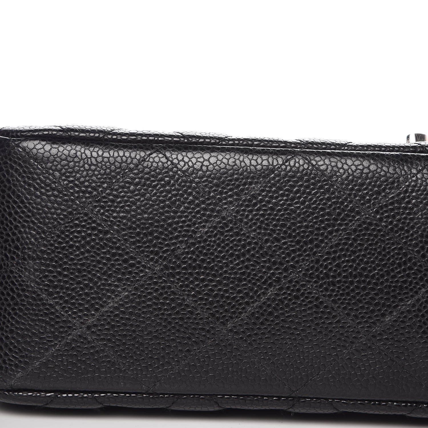 Chanel Caviar Quilted Jumbo Single Flap Black 6 of 9