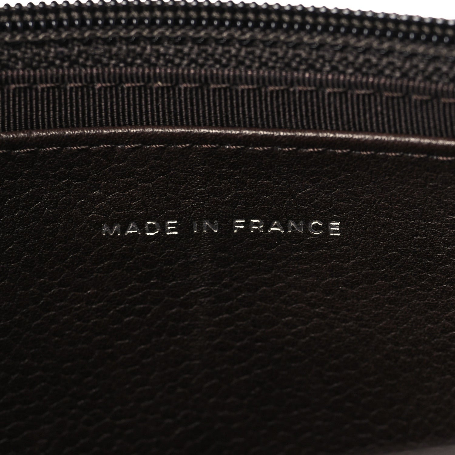 Chanel Caviar Half Moon Wallet On Chain WOC Brown 7 of 10
