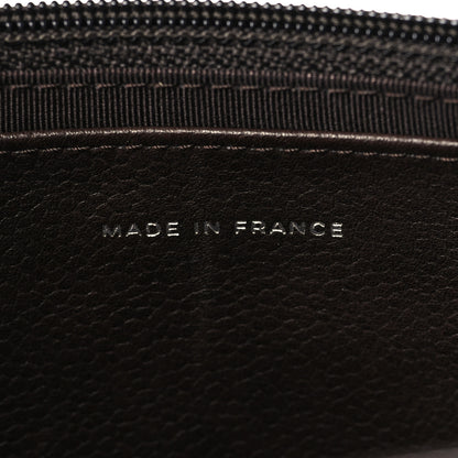 Chanel Caviar Half Moon Wallet On Chain WOC Brown 7 of 10