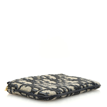 Christian Dior Oblique Key Case Blue 4 of 6