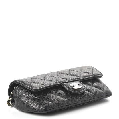 Chanel Caviar Quilted Glasses Case With Chain Black 4 of 12