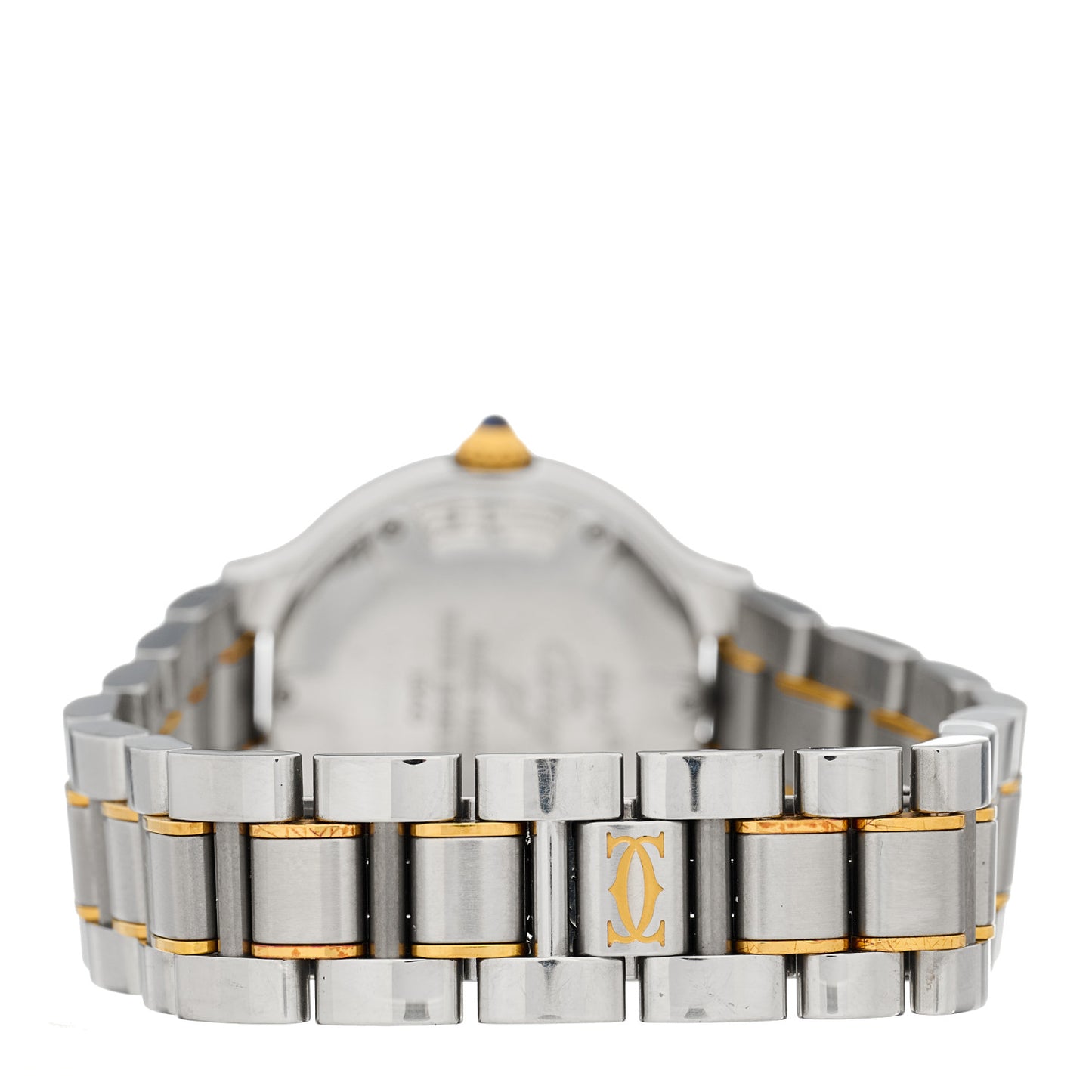 Stainless Steel 18K Yellow Gold 28mm Must De 21 Quartz Watch