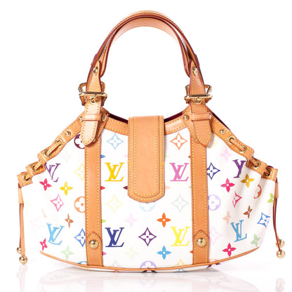 Louis Vuitton Monogram Multicolor Theda GM White 3 of 8