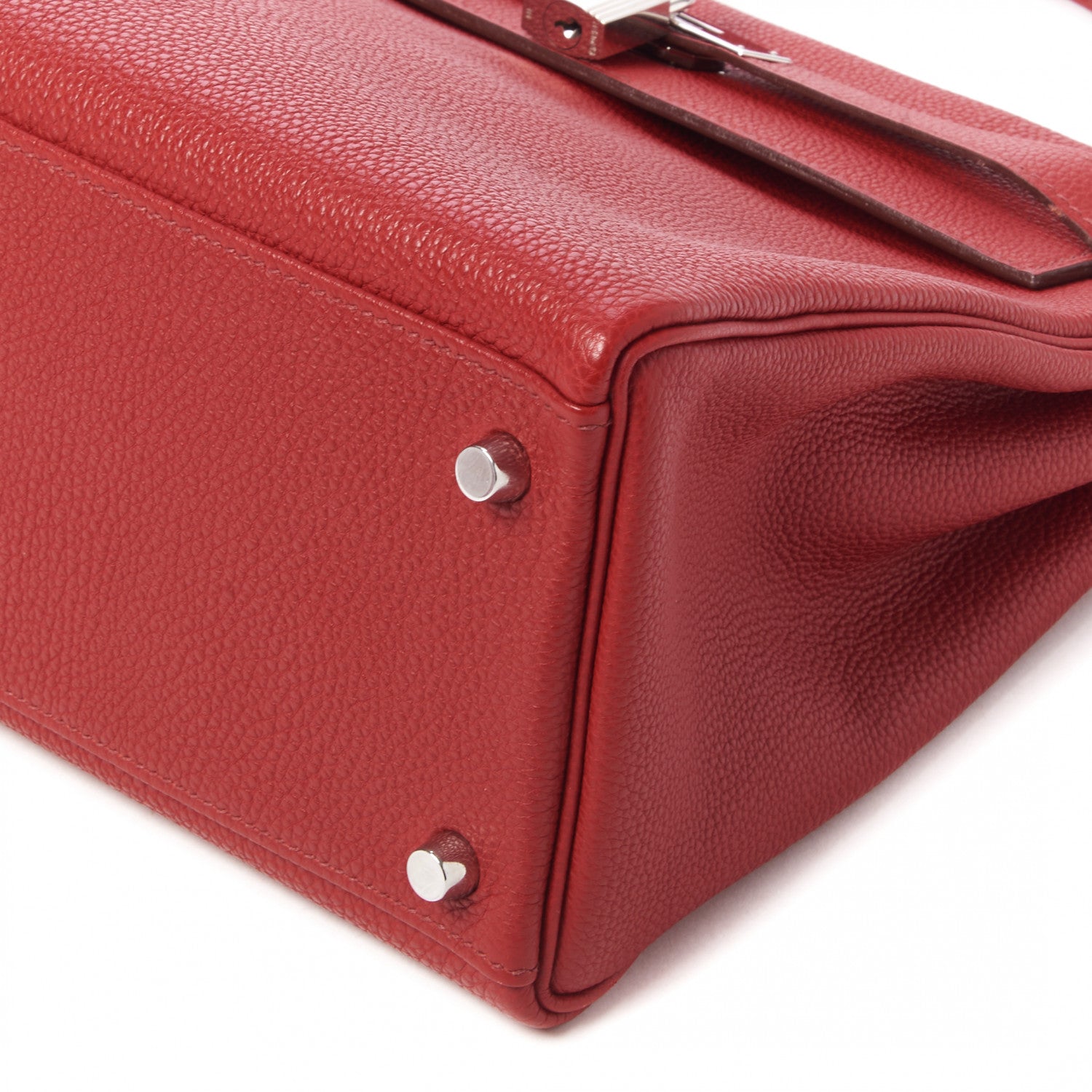 Hermes Togo Kelly Retourne 32 Rouge Casaque 7 of 32
