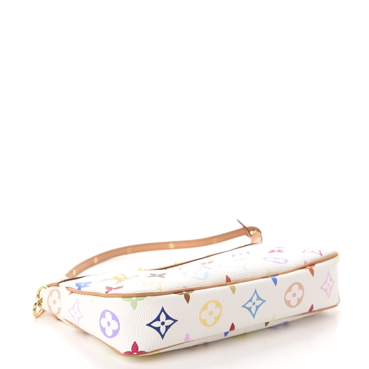 Louis Vuitton Monogram Multicolor Pochette Accessories White 4 of 10