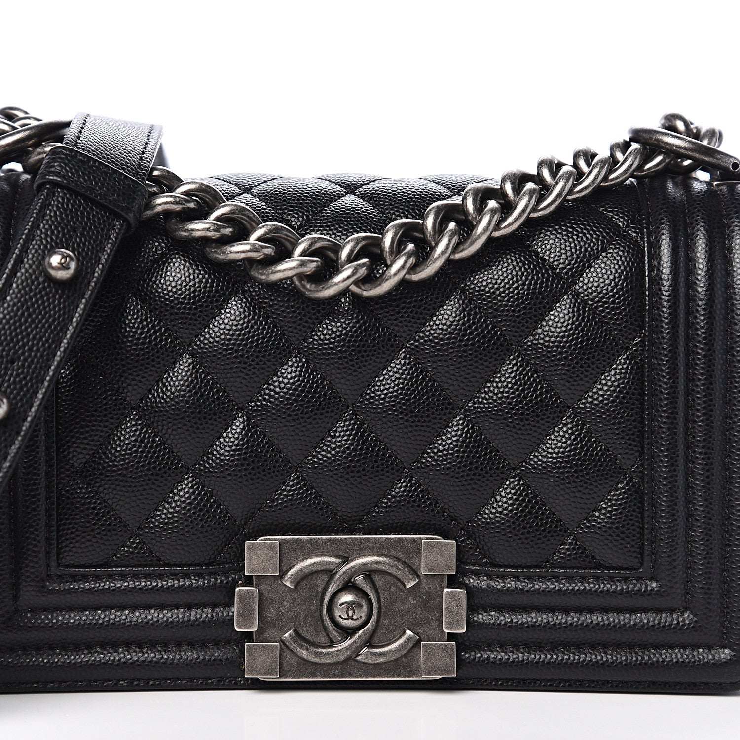 Chanel Caviar Quilted Small Boy Flap Black 9 of 9