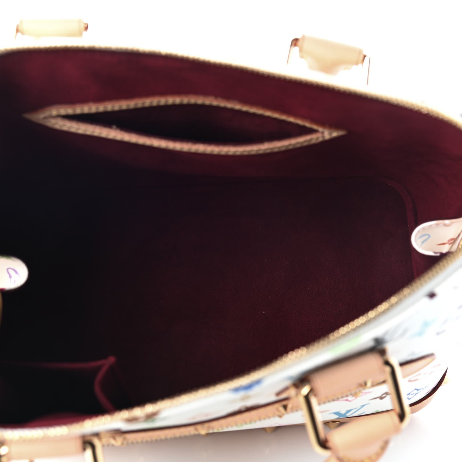 Louis Vuitton Monogram Multicolor Alma White 5 of 8