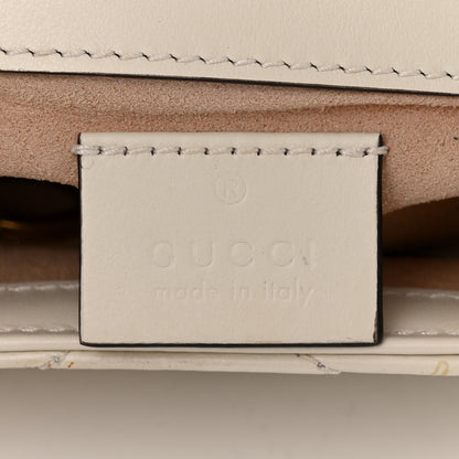 Gucci Calfskin Matelasse Super Mini GG Marmont Shoulder Bag White 6 of 12