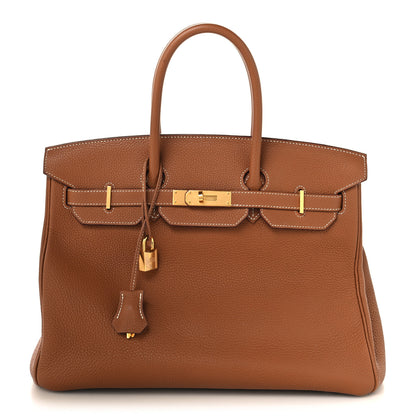 Hermes Togo Birkin 35 Gold 1 of 14