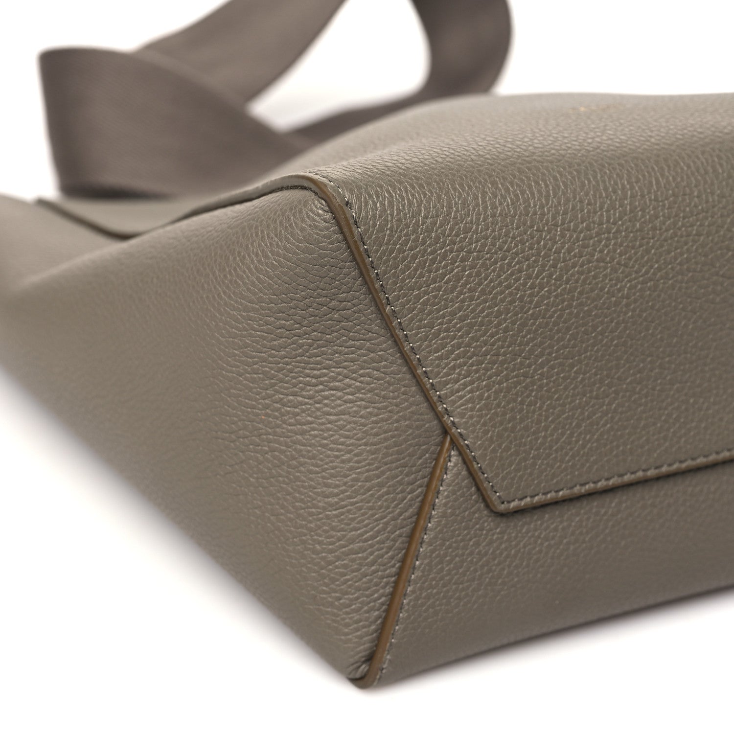 Celine Soft Grained Calfskin Small Sangle Bucket Bag Taupe 9 of 10
