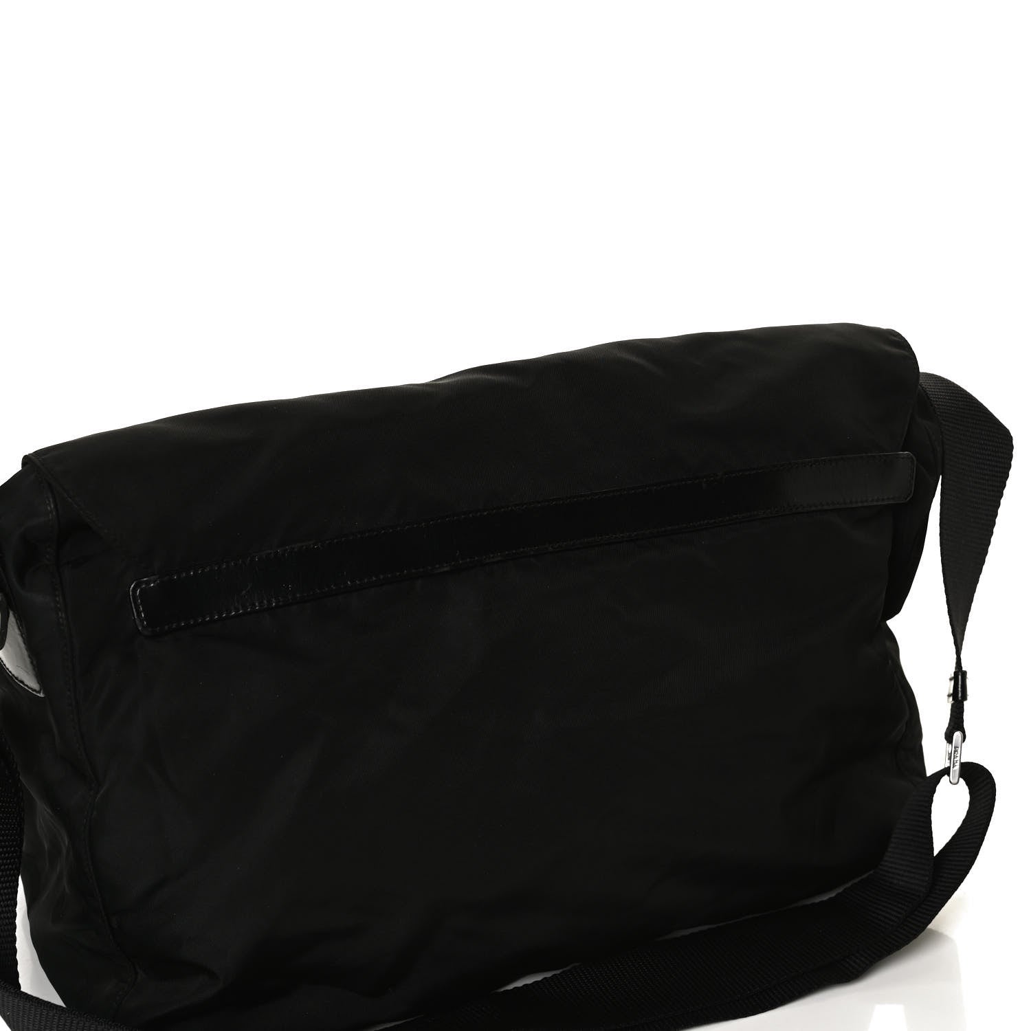 Prada Nylon Vela Messenger Bag Black 14 of 14