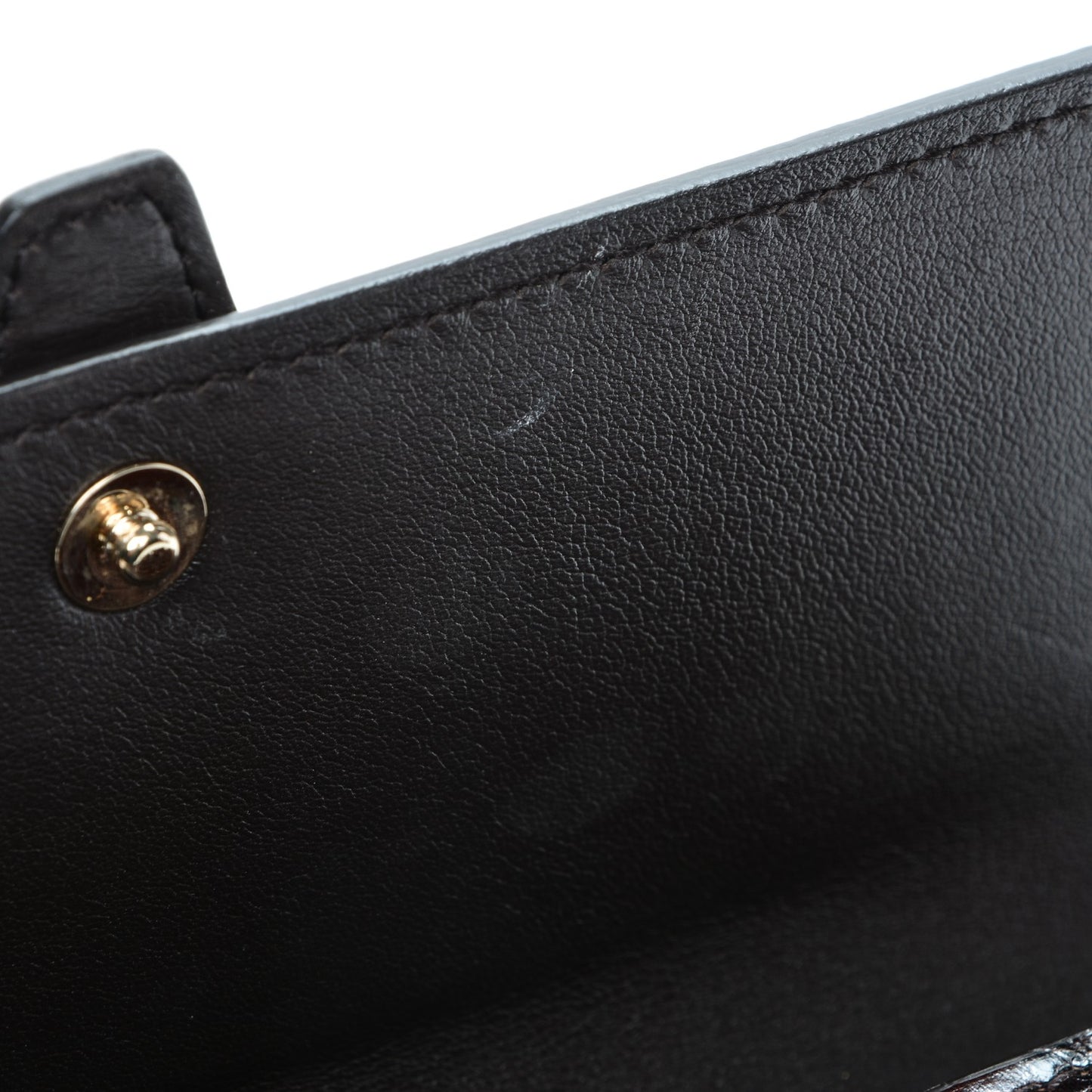 Crocodile Stirrup Continental Wallet Brown