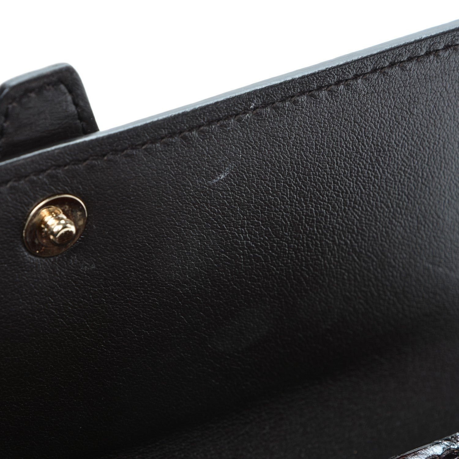Gucci Crocodile Stirrup Continental Wallet Brown 8 of 9