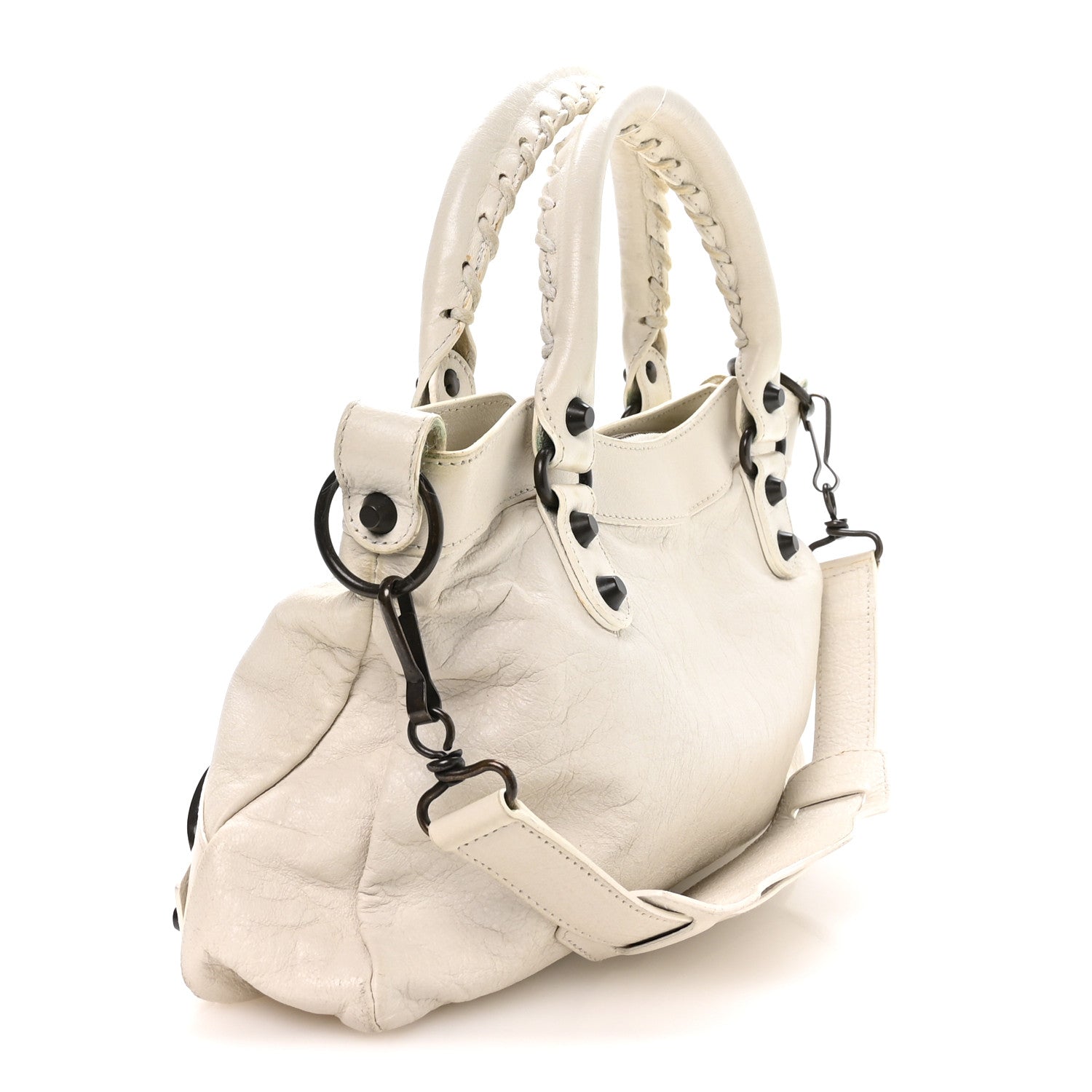Balenciaga Agneau Classic Hardware First White Light 3 of 10