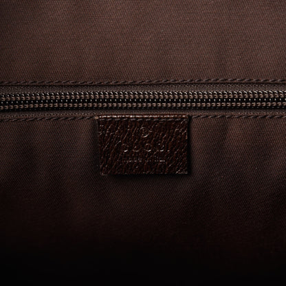 Gucci Monogram Web Medium Flap Messenger Beige Dark Brown 8 of 10