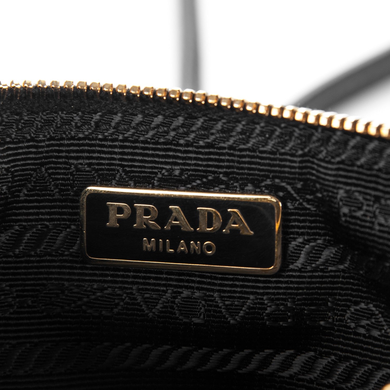 Prada Vitello Shine Zip Crossbody Bag Nero Black 6 of 7