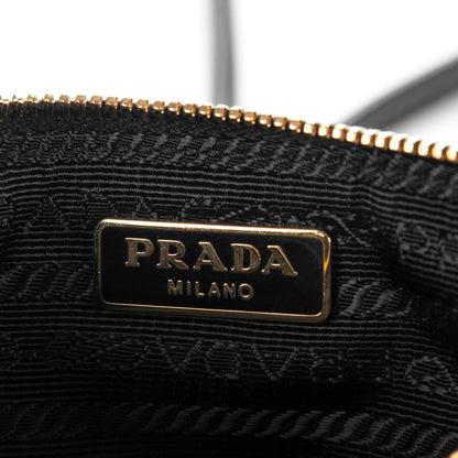 Prada Vitello Shine Zip Crossbody Bag Nero Black 6 of 7