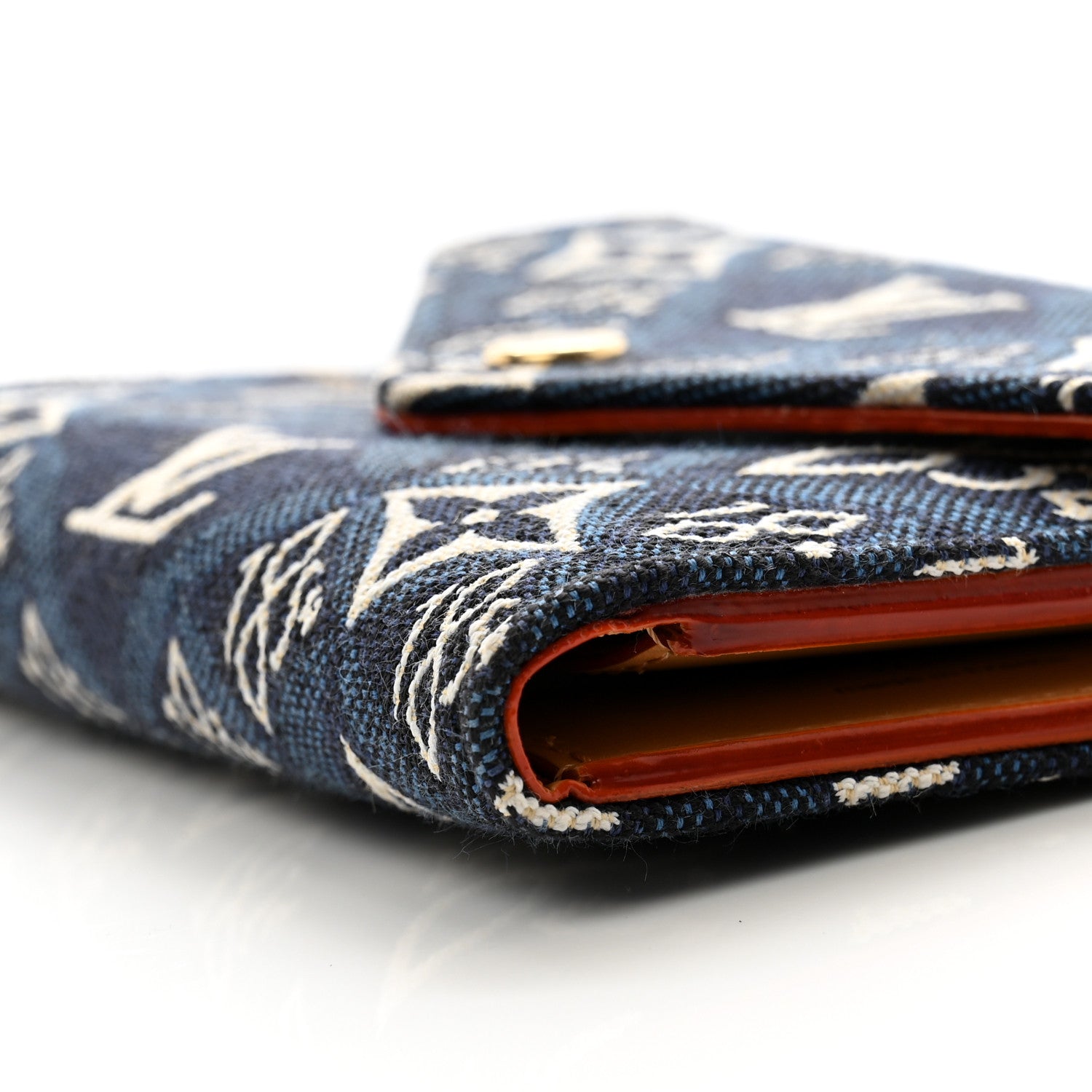 Louis Vuitton Jacquard Since 1854 Victorine Wallet Blue 9 of 9