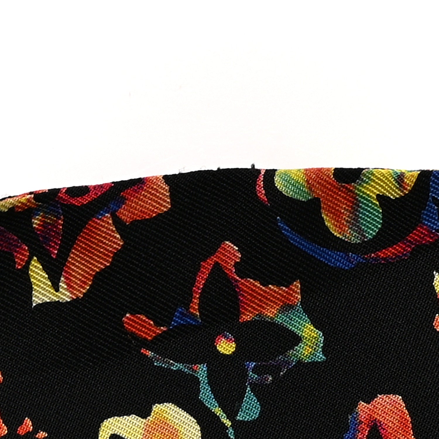 Louis Vuitton Silk Monogram Rainbow Bandeau Black 5 of 5