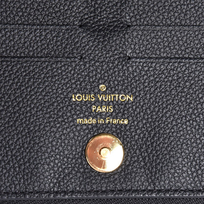 Louis Vuitton Empreinte Adele Wallet Black 6 of 7