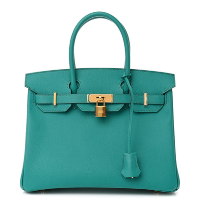Hermes Epsom Birkin 30 Bleu Paon 1 of 10