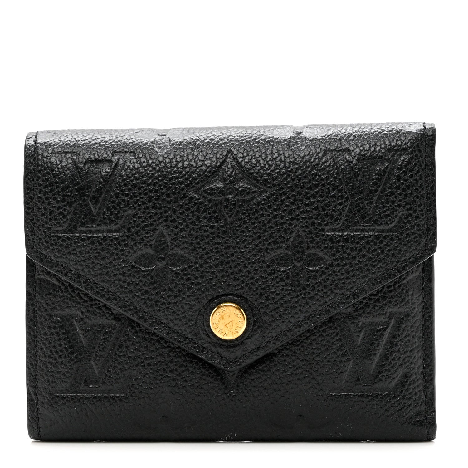 Louis Vuitton Empreinte Victorine Wallet Black 1 of 7