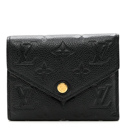 Louis Vuitton Empreinte Victorine Wallet Black 1 of 7