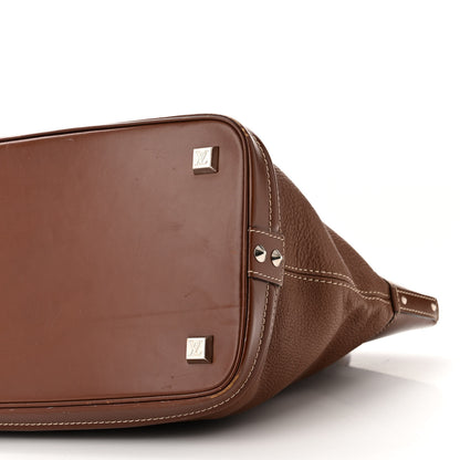 Louis Vuitton Suhali Lockit MM Sienne 9 of 13