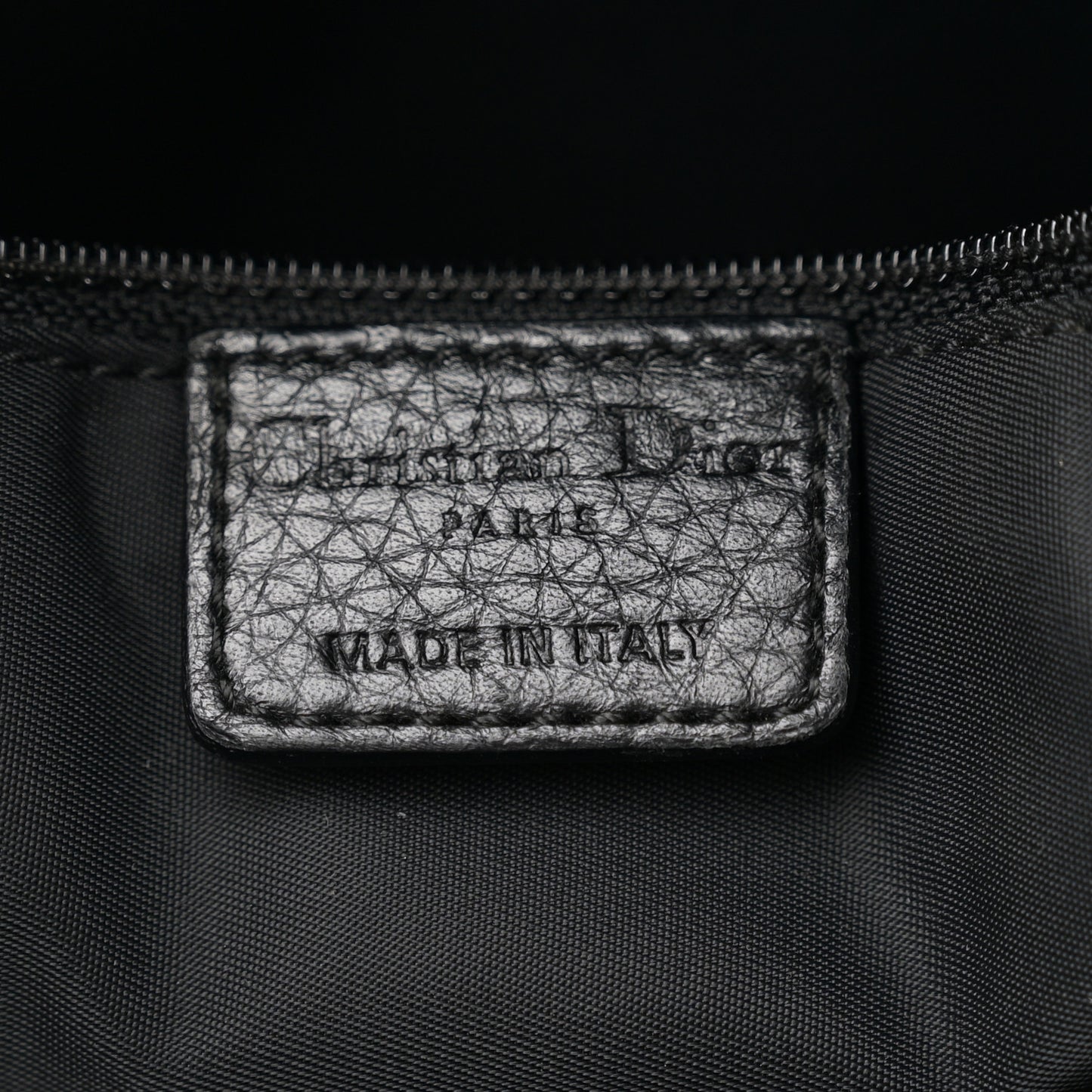 Monogram Pocket Satchel Black