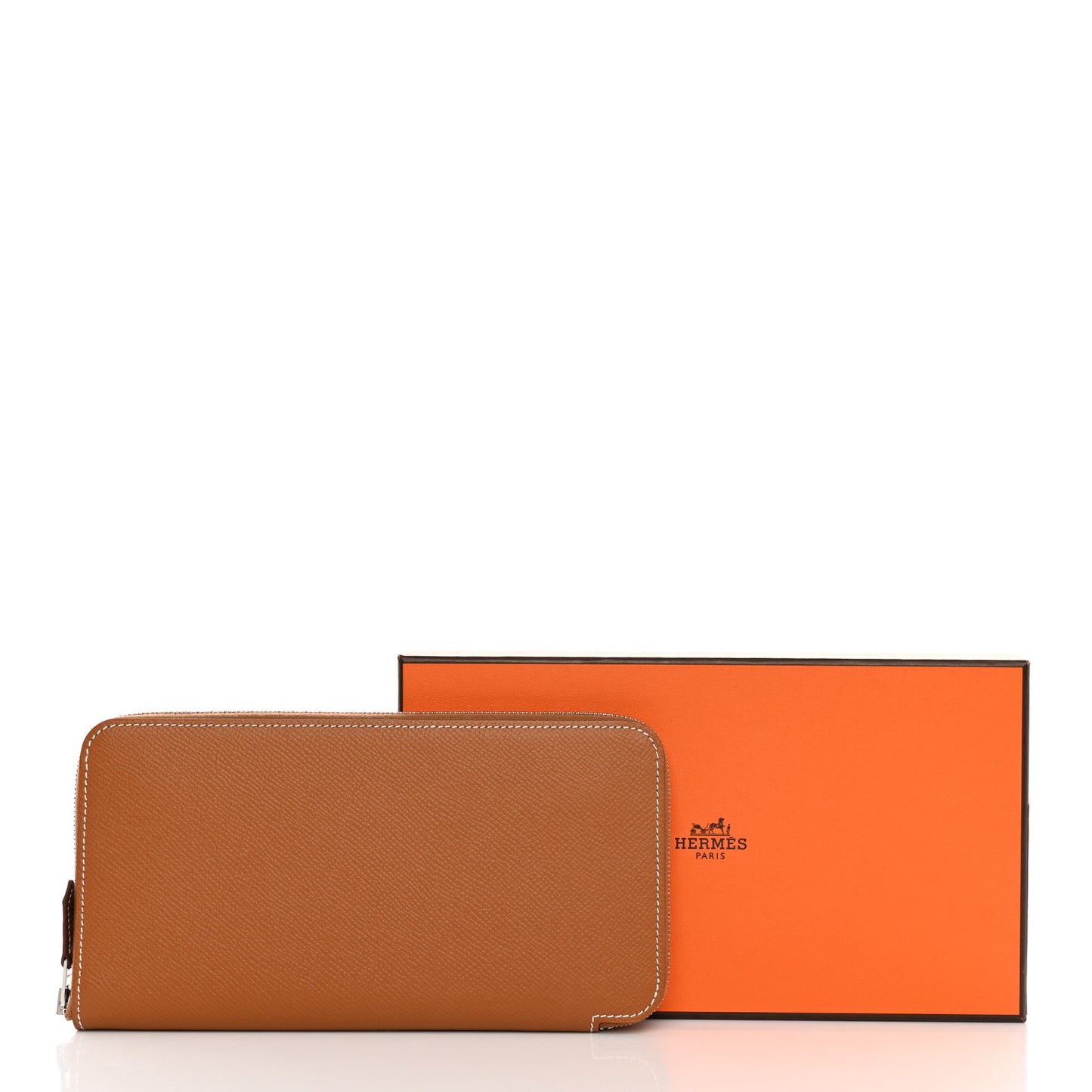 Epsom Silk'In Wallet Gold Jaune De Naples