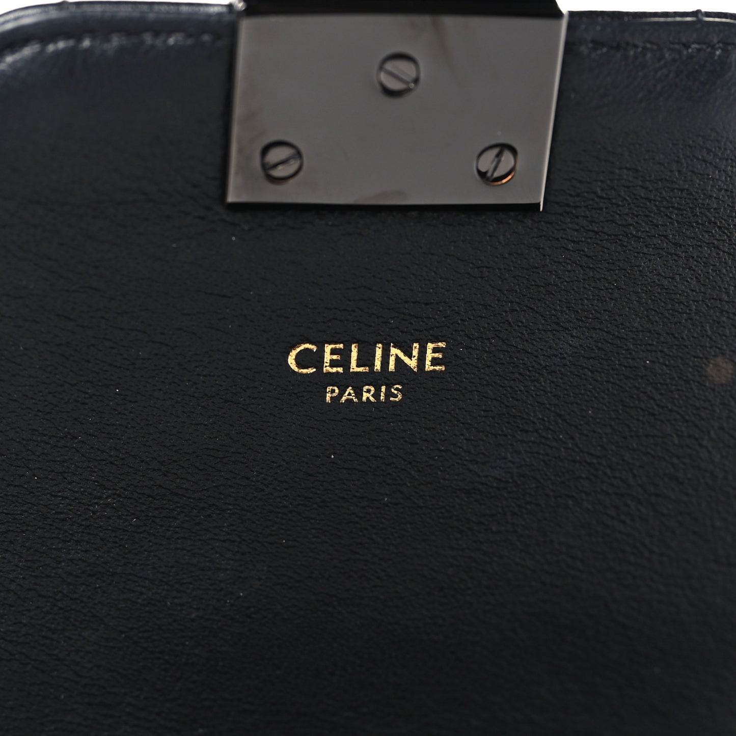Calfskin Quilted Medium C Bag Black