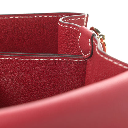 Hermes Evercolor Sac Roulis 23 Rouge Grenat 7 of 10