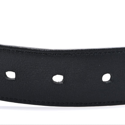 Saint Laurent Smooth Calfskin Monogram Square Buckle 90 36 Belt Black 4 of 6