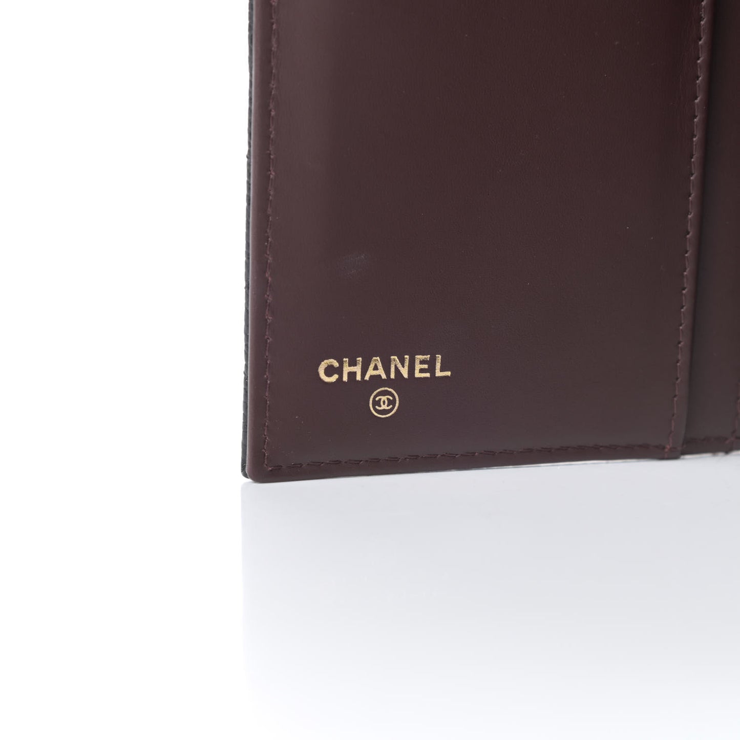 Caviar Quilted Large Flap Wallet Black